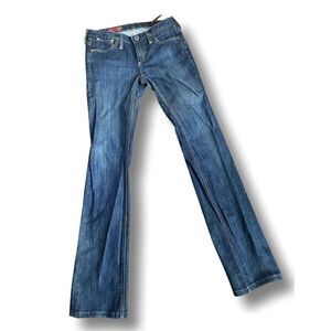 AG Adriano Goldschmied Jeans Women's The Kiss Straight Leg Stretch Denim 25R